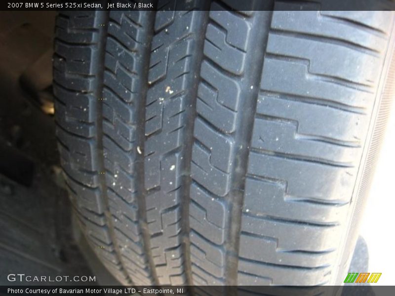 Jet Black / Black 2007 BMW 5 Series 525xi Sedan