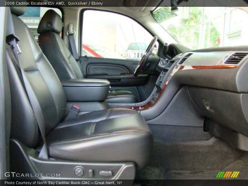 Quicksilver / Ebony 2008 Cadillac Escalade ESV AWD