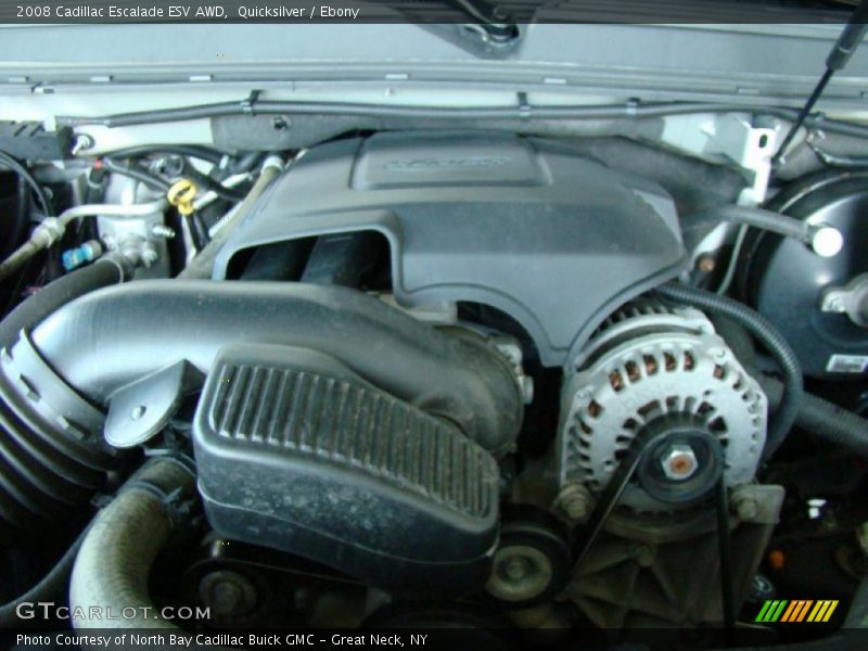 Quicksilver / Ebony 2008 Cadillac Escalade ESV AWD