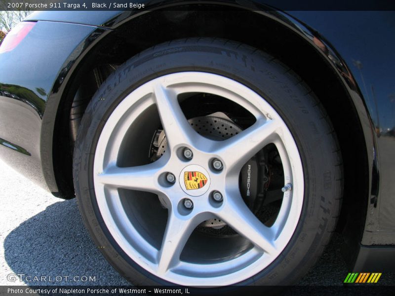 Black / Sand Beige 2007 Porsche 911 Targa 4