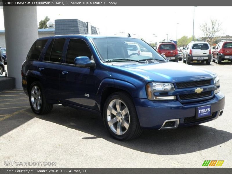 Superior Blue Metallic / Ebony 2006 Chevrolet TrailBlazer SS AWD
