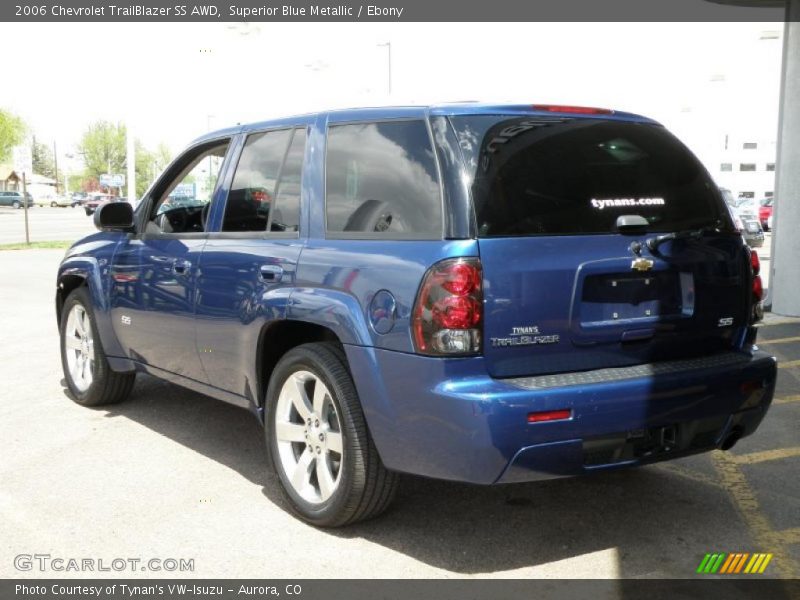 Superior Blue Metallic / Ebony 2006 Chevrolet TrailBlazer SS AWD
