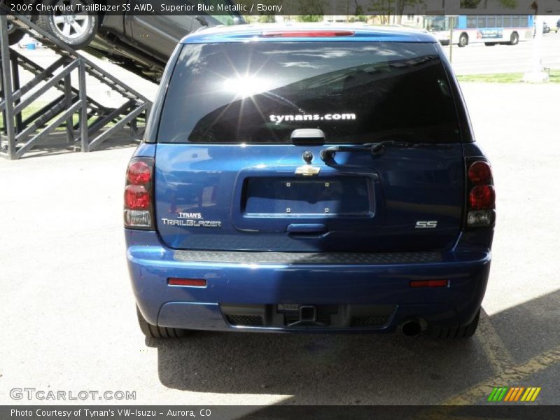 Superior Blue Metallic / Ebony 2006 Chevrolet TrailBlazer SS AWD