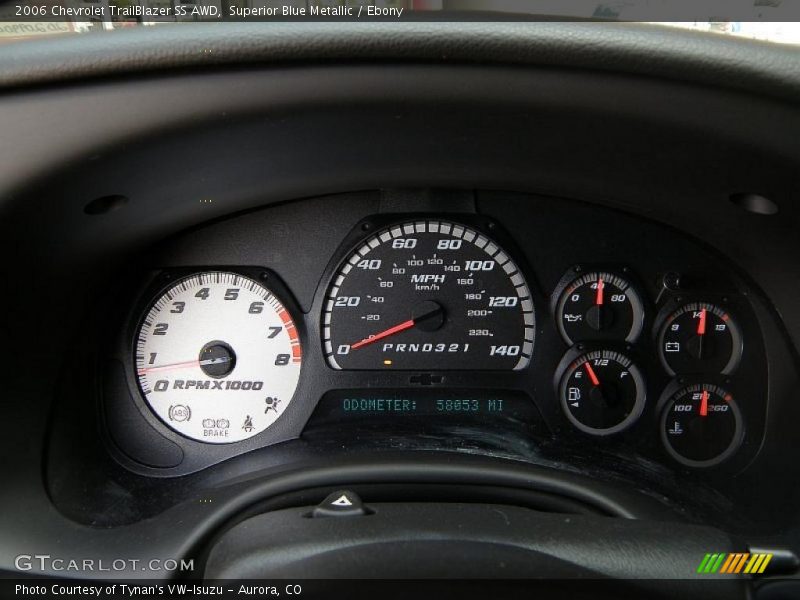 Superior Blue Metallic / Ebony 2006 Chevrolet TrailBlazer SS AWD
