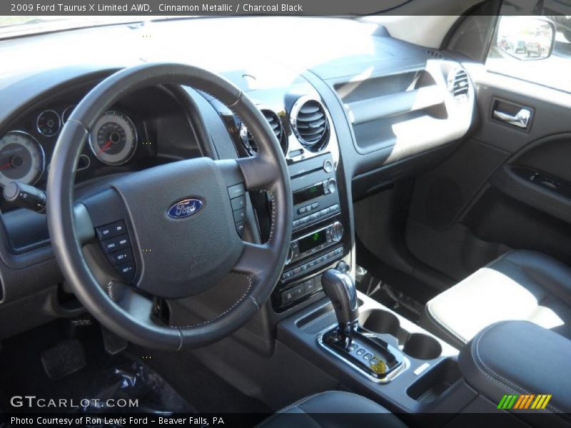 Cinnamon Metallic / Charcoal Black 2009 Ford Taurus X Limited AWD
