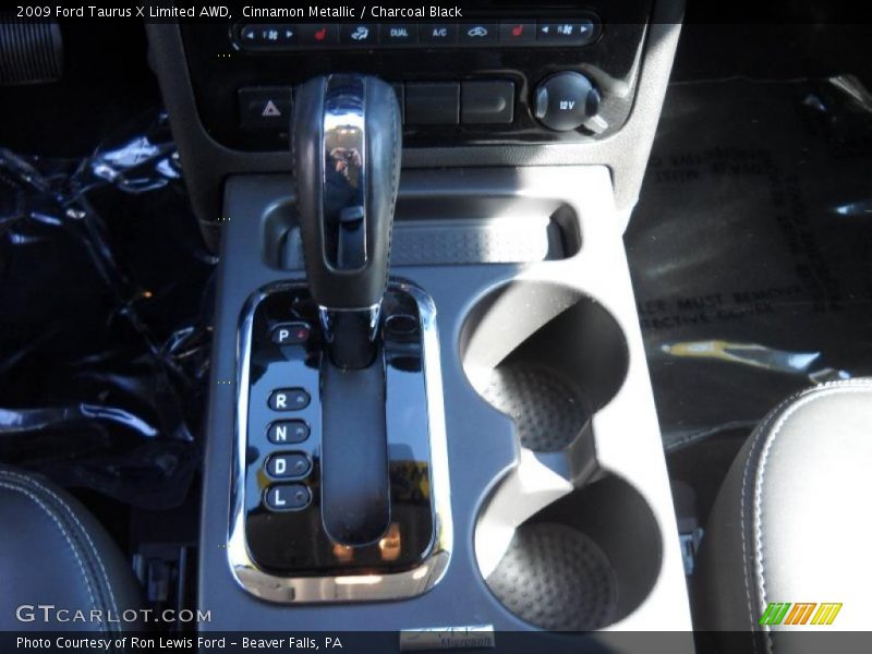 Cinnamon Metallic / Charcoal Black 2009 Ford Taurus X Limited AWD