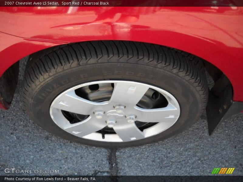 Sport Red / Charcoal Black 2007 Chevrolet Aveo LS Sedan