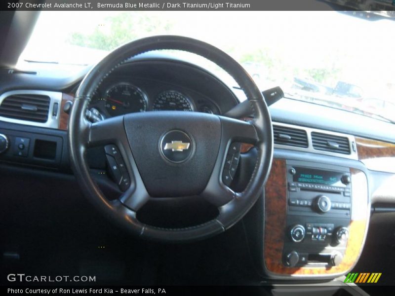 Bermuda Blue Metallic / Dark Titanium/Light Titanium 2007 Chevrolet Avalanche LT