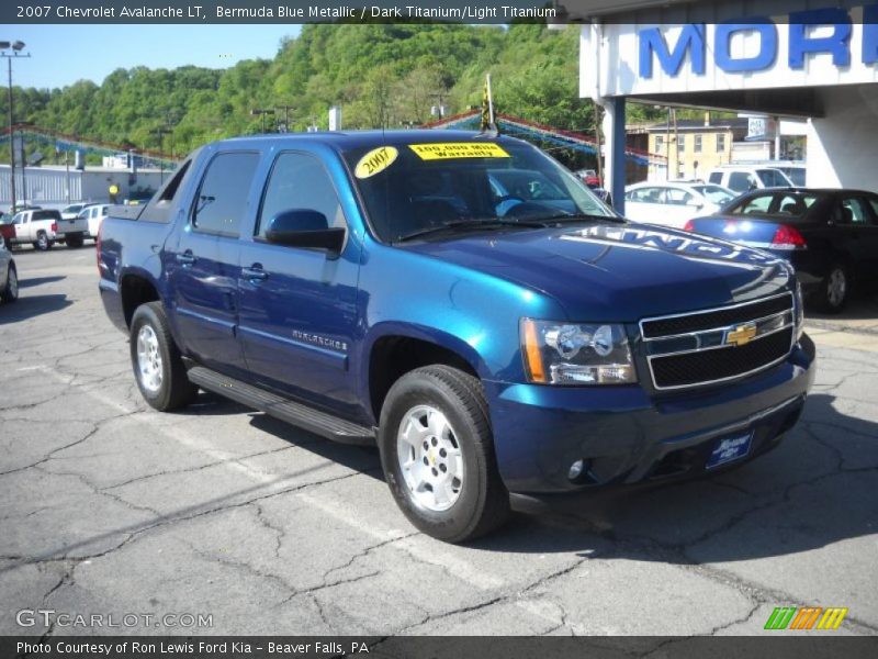 Bermuda Blue Metallic / Dark Titanium/Light Titanium 2007 Chevrolet Avalanche LT