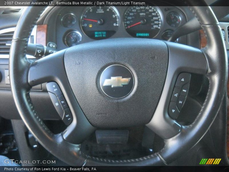Bermuda Blue Metallic / Dark Titanium/Light Titanium 2007 Chevrolet Avalanche LT