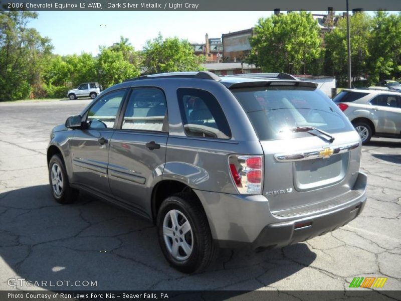 Dark Silver Metallic / Light Gray 2006 Chevrolet Equinox LS AWD