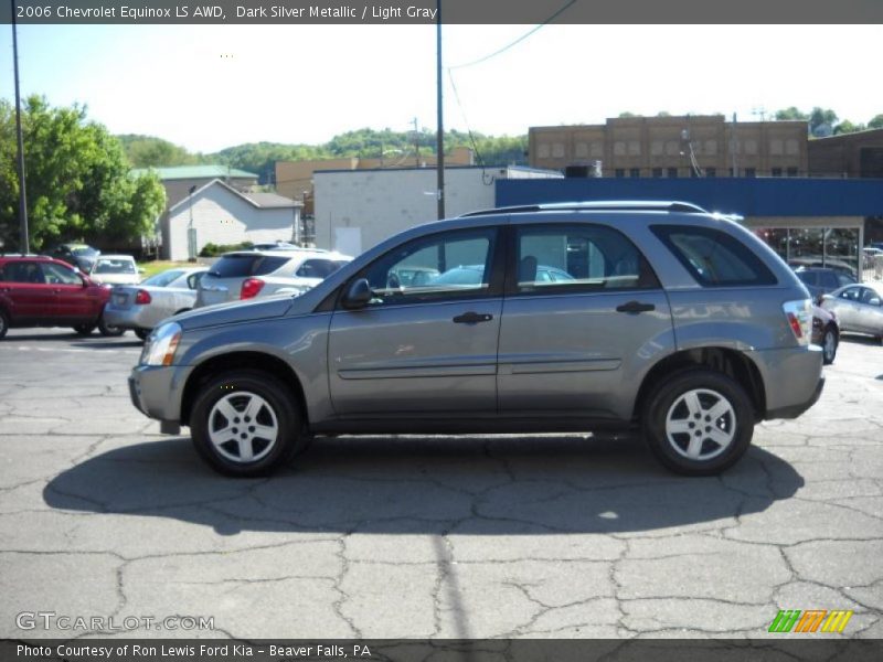 Dark Silver Metallic / Light Gray 2006 Chevrolet Equinox LS AWD