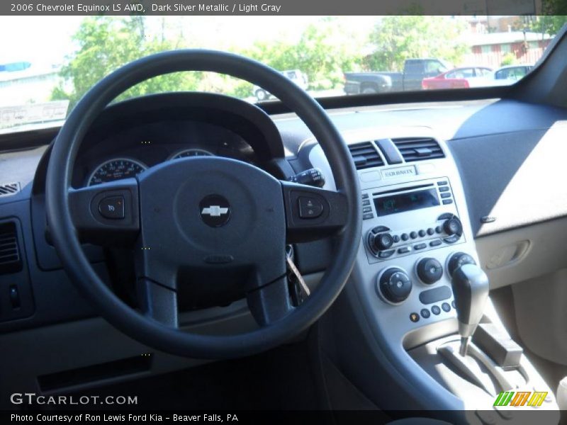 Dark Silver Metallic / Light Gray 2006 Chevrolet Equinox LS AWD