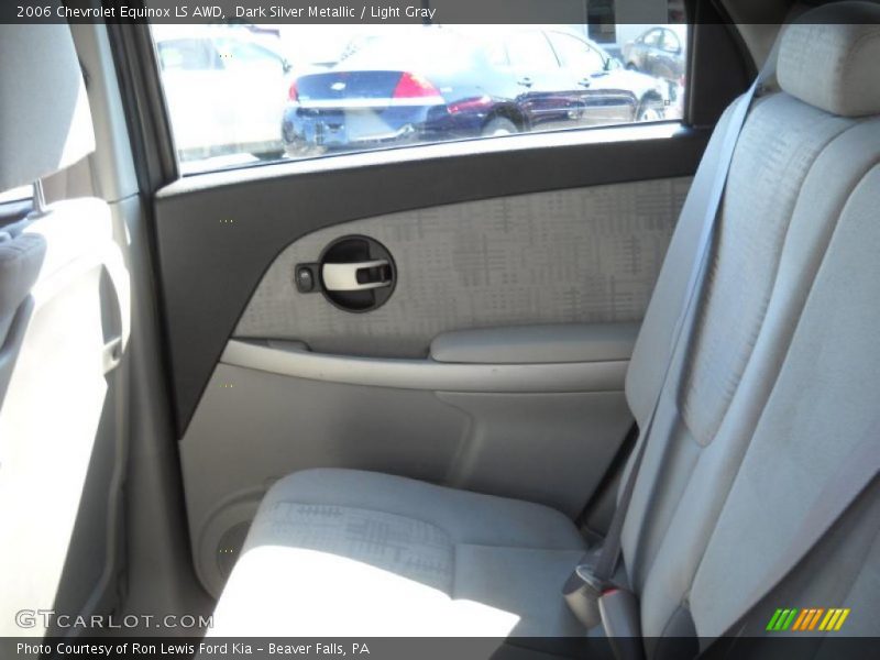 Dark Silver Metallic / Light Gray 2006 Chevrolet Equinox LS AWD
