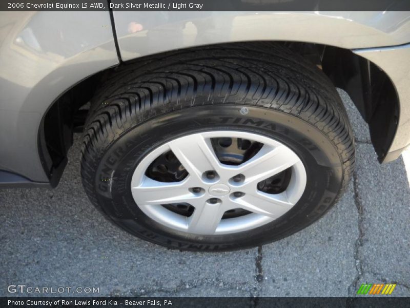 Dark Silver Metallic / Light Gray 2006 Chevrolet Equinox LS AWD