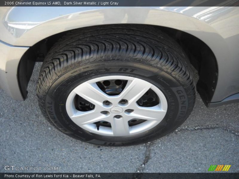Dark Silver Metallic / Light Gray 2006 Chevrolet Equinox LS AWD