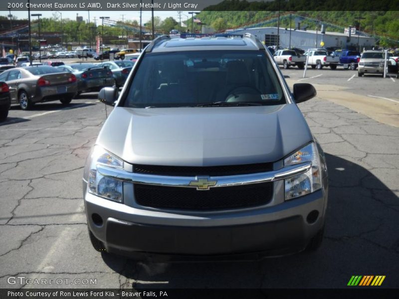 Dark Silver Metallic / Light Gray 2006 Chevrolet Equinox LS AWD