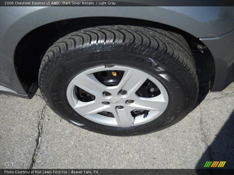 Dark Silver Metallic / Light Gray 2006 Chevrolet Equinox LS AWD