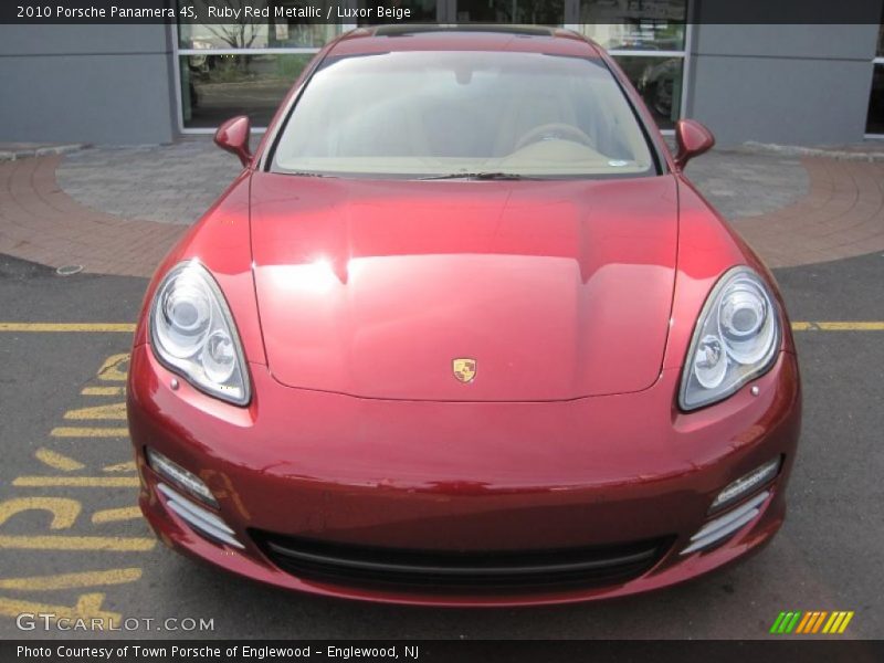 Ruby Red Metallic / Luxor Beige 2010 Porsche Panamera 4S