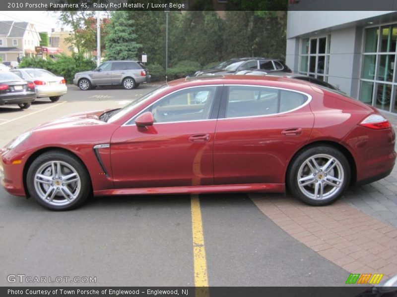 Ruby Red Metallic / Luxor Beige 2010 Porsche Panamera 4S