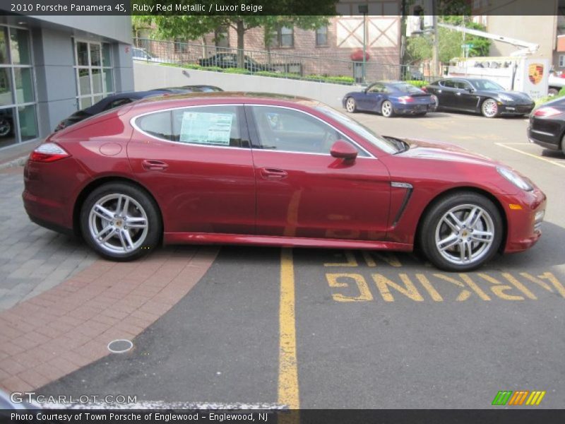 Ruby Red Metallic / Luxor Beige 2010 Porsche Panamera 4S