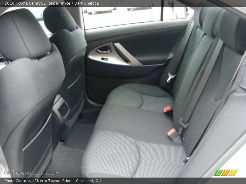 Super White / Dark Charcoal 2010 Toyota Camry SE