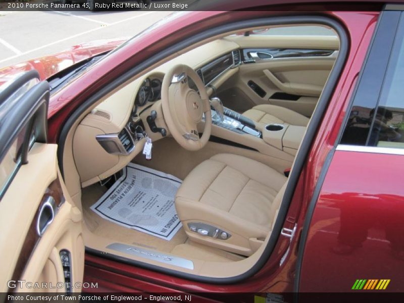 Ruby Red Metallic / Luxor Beige 2010 Porsche Panamera 4S