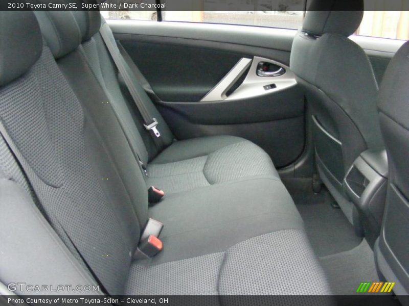 Super White / Dark Charcoal 2010 Toyota Camry SE