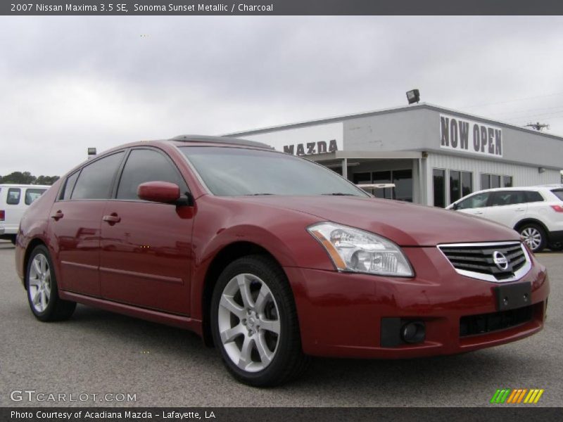 Sonoma Sunset Metallic / Charcoal 2007 Nissan Maxima 3.5 SE