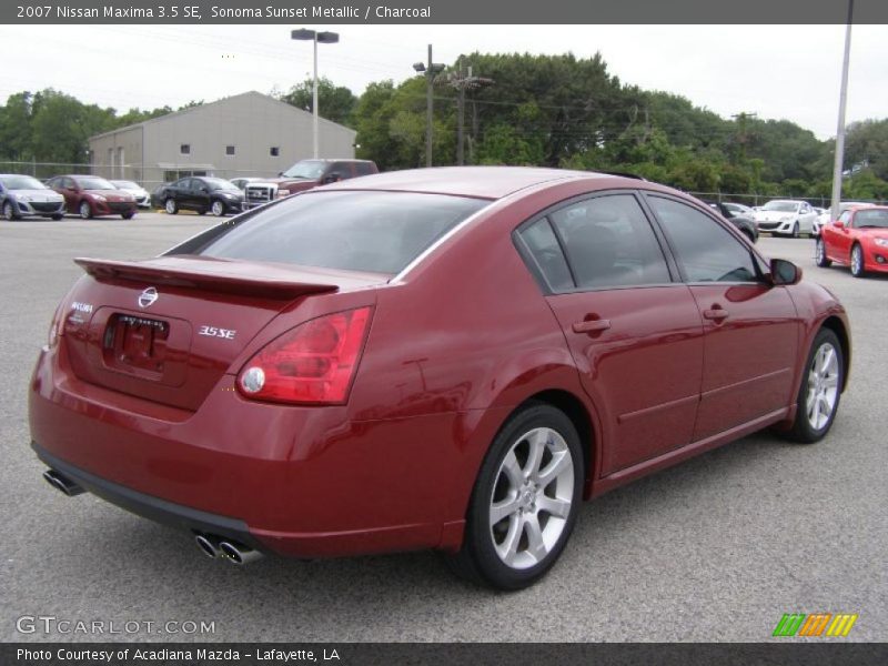 Sonoma Sunset Metallic / Charcoal 2007 Nissan Maxima 3.5 SE