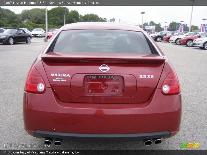 Sonoma Sunset Metallic / Charcoal 2007 Nissan Maxima 3.5 SE