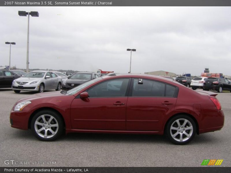 Sonoma Sunset Metallic / Charcoal 2007 Nissan Maxima 3.5 SE