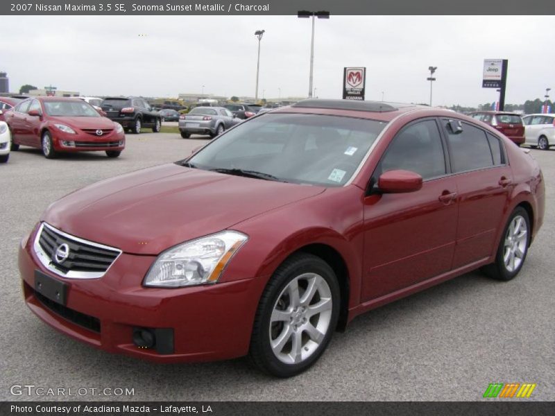 Sonoma Sunset Metallic / Charcoal 2007 Nissan Maxima 3.5 SE