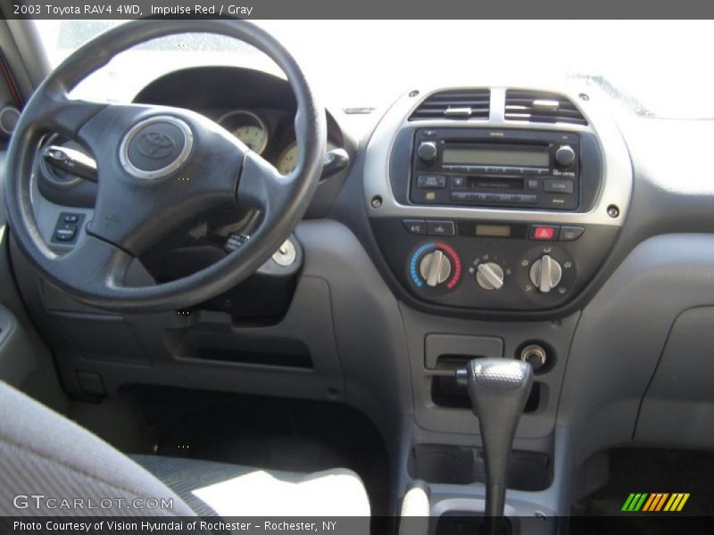 Impulse Red / Gray 2003 Toyota RAV4 4WD