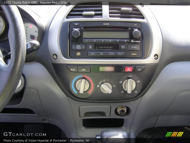 Impulse Red / Gray 2003 Toyota RAV4 4WD