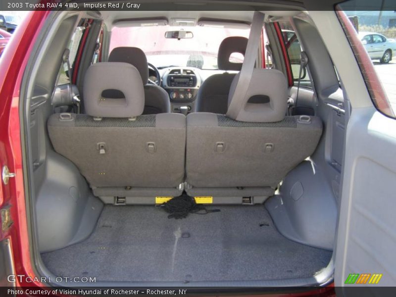 Impulse Red / Gray 2003 Toyota RAV4 4WD