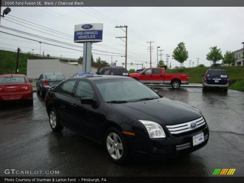 Black / Charcoal Black 2006 Ford Fusion SE