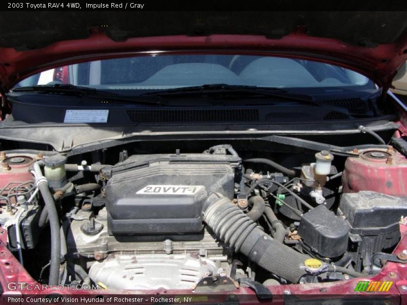 Impulse Red / Gray 2003 Toyota RAV4 4WD