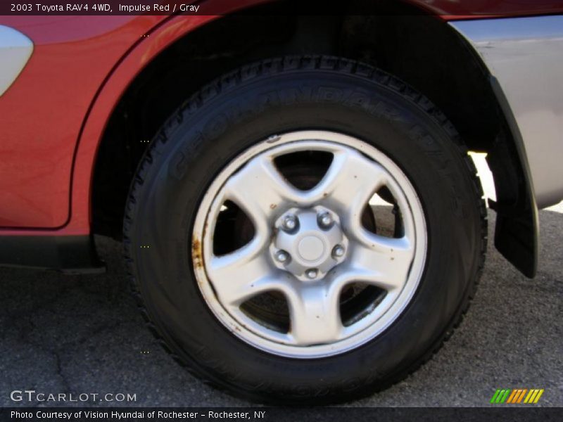 Impulse Red / Gray 2003 Toyota RAV4 4WD