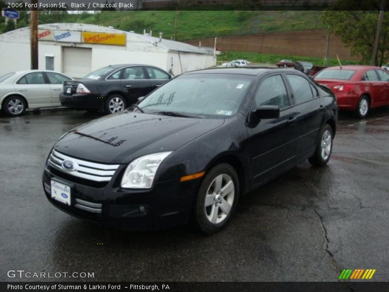 Black / Charcoal Black 2006 Ford Fusion SE