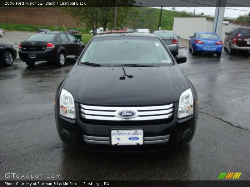 Black / Charcoal Black 2006 Ford Fusion SE