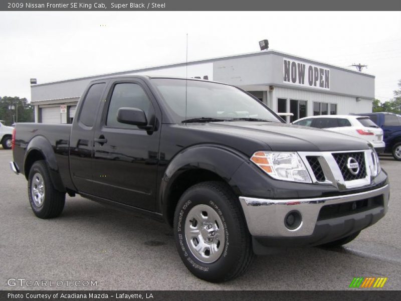 Super Black / Steel 2009 Nissan Frontier SE King Cab