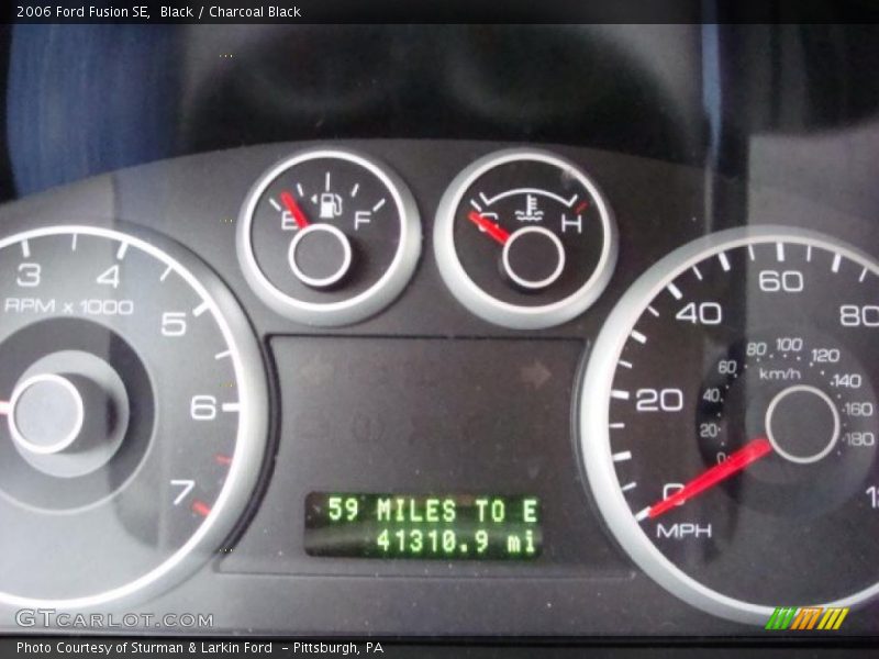Black / Charcoal Black 2006 Ford Fusion SE