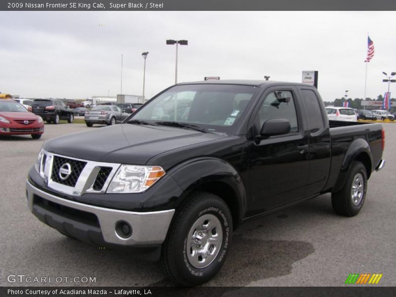 Super Black / Steel 2009 Nissan Frontier SE King Cab
