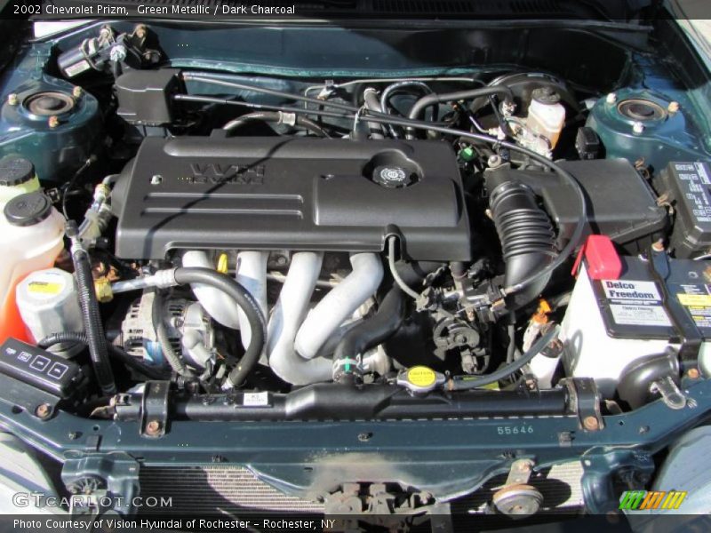 Green Metallic / Dark Charcoal 2002 Chevrolet Prizm