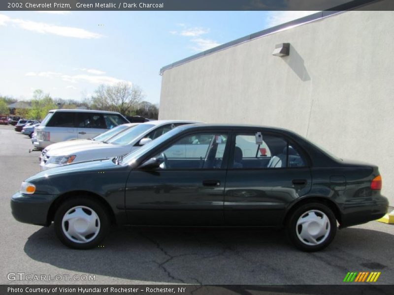 Green Metallic / Dark Charcoal 2002 Chevrolet Prizm