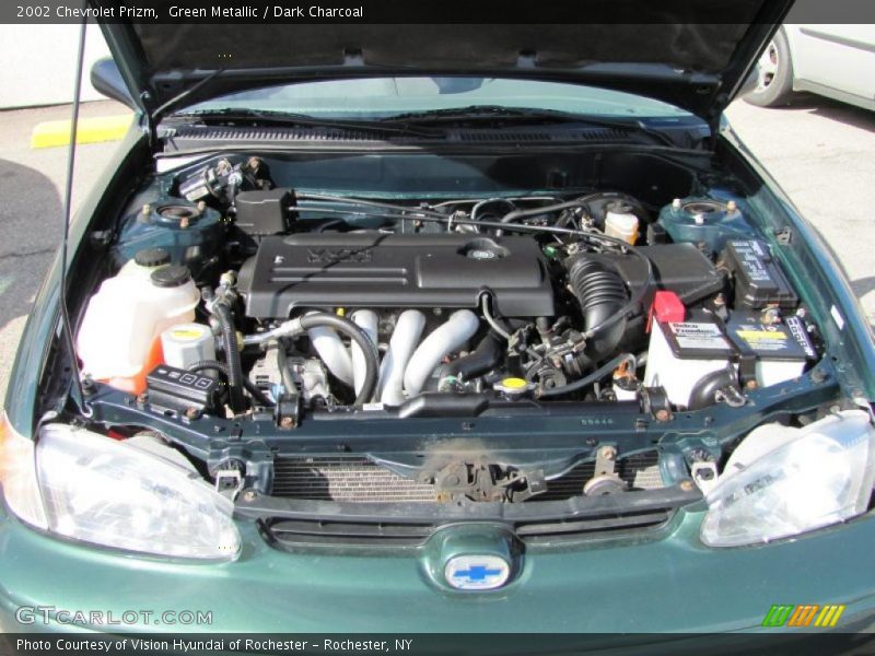 Green Metallic / Dark Charcoal 2002 Chevrolet Prizm