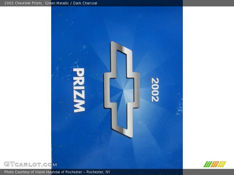 Green Metallic / Dark Charcoal 2002 Chevrolet Prizm