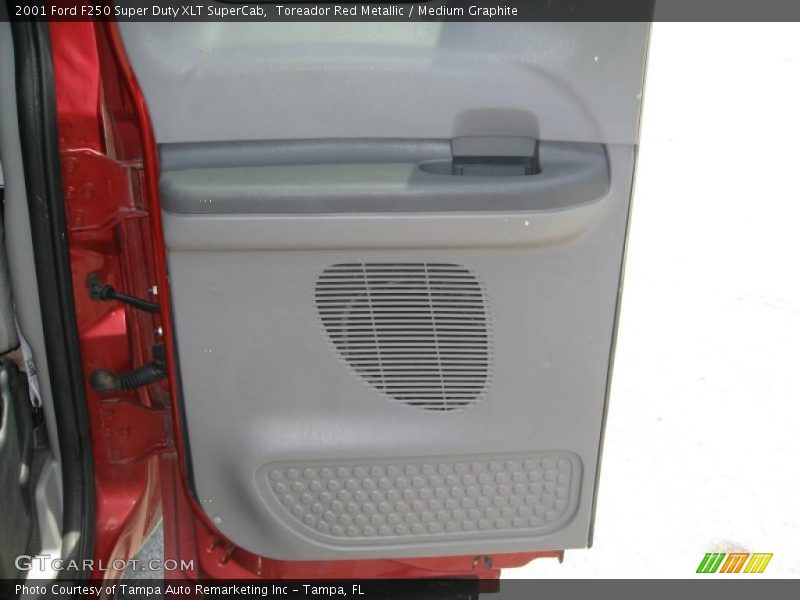 Toreador Red Metallic / Medium Graphite 2001 Ford F250 Super Duty XLT SuperCab