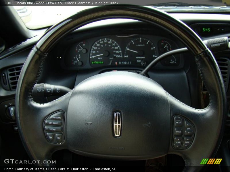 Black Clearcoat / Midnight Black 2002 Lincoln Blackwood Crew Cab
